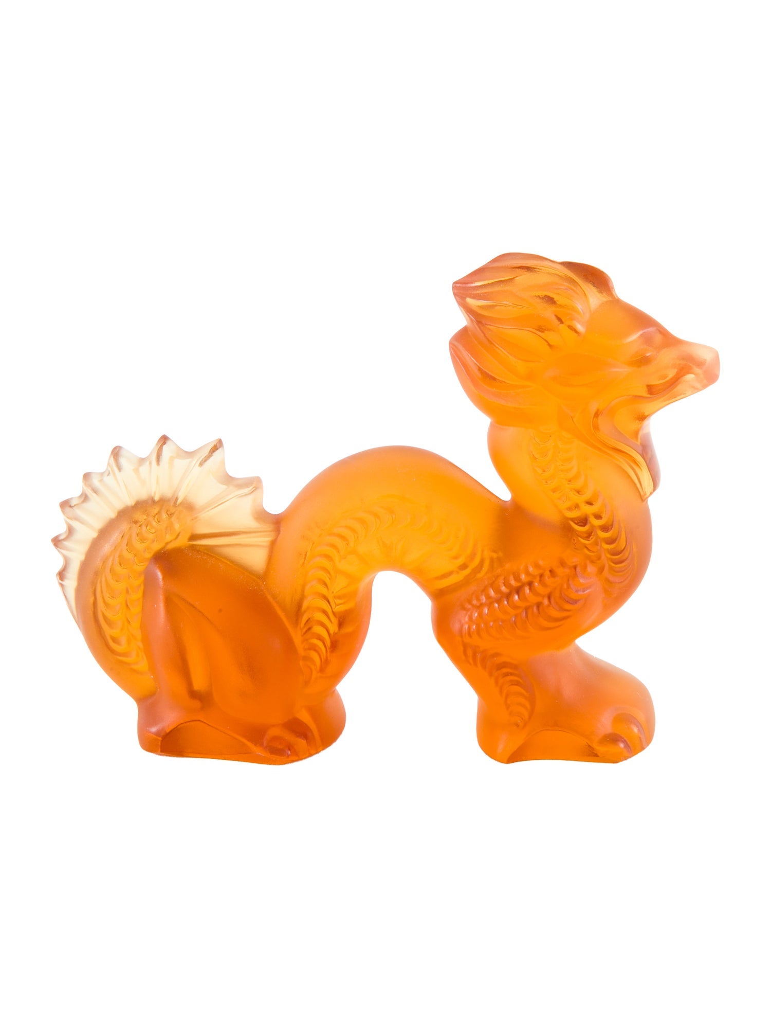 Lalique Crystal Dragon Figurine